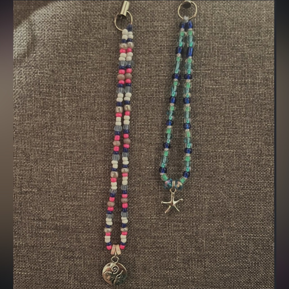 Beaded Phone Charms